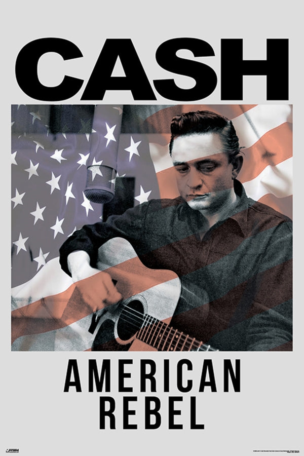 Johnny Cash - American Rebel [Poster]-Helix Sounds