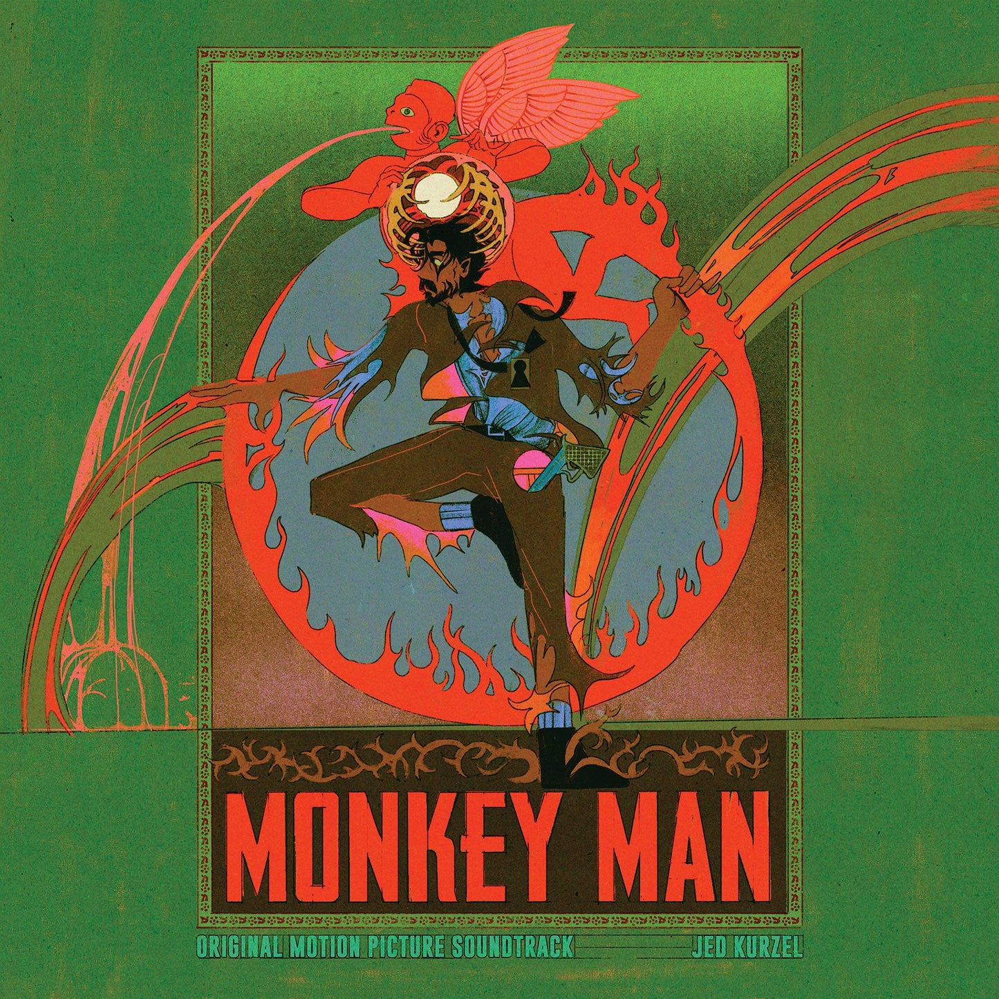 Monkey Man (Original Motion Picture Soundtrack)-Jed Kurzel Vinyl-Helix Sounds