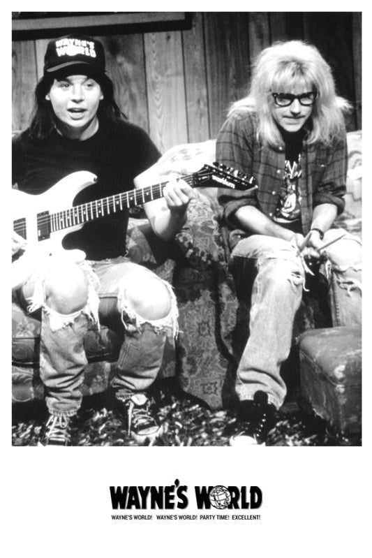 Wayne's World - Party Time! Excellent! Poster-Helix Sounds