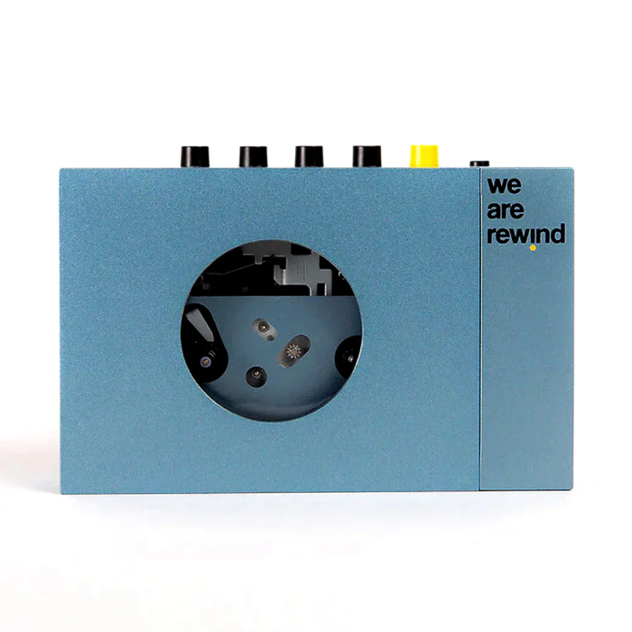 We Are Rewind - Portable Cassette Player w/ Bluetooth Blue