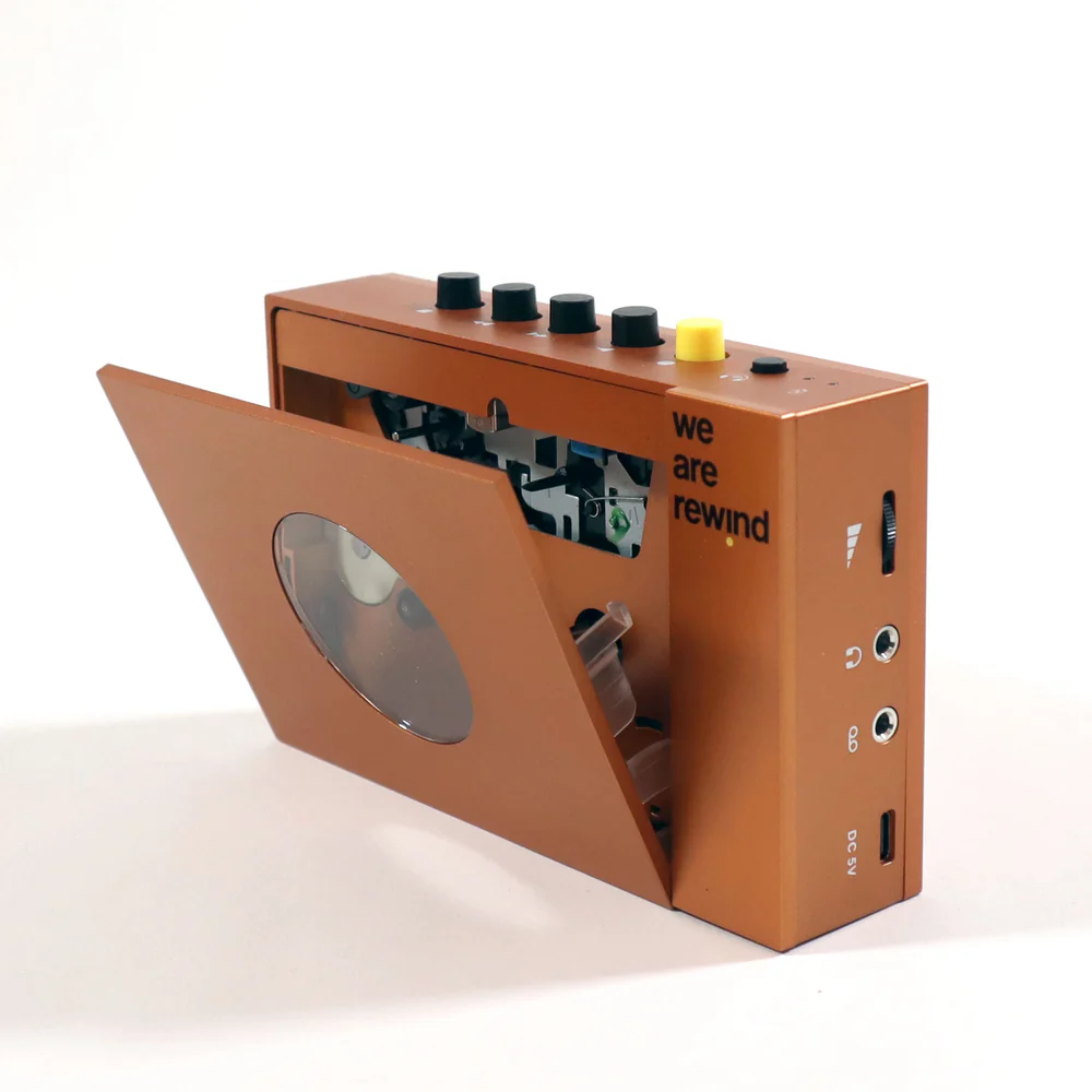 We Are Rewind - Portable Cassette Player w/ Bluetooth Orange