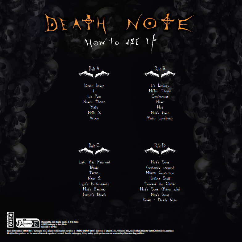 DEATH NOTE Original Soundtrack - Album by Yoshihisa Hirano