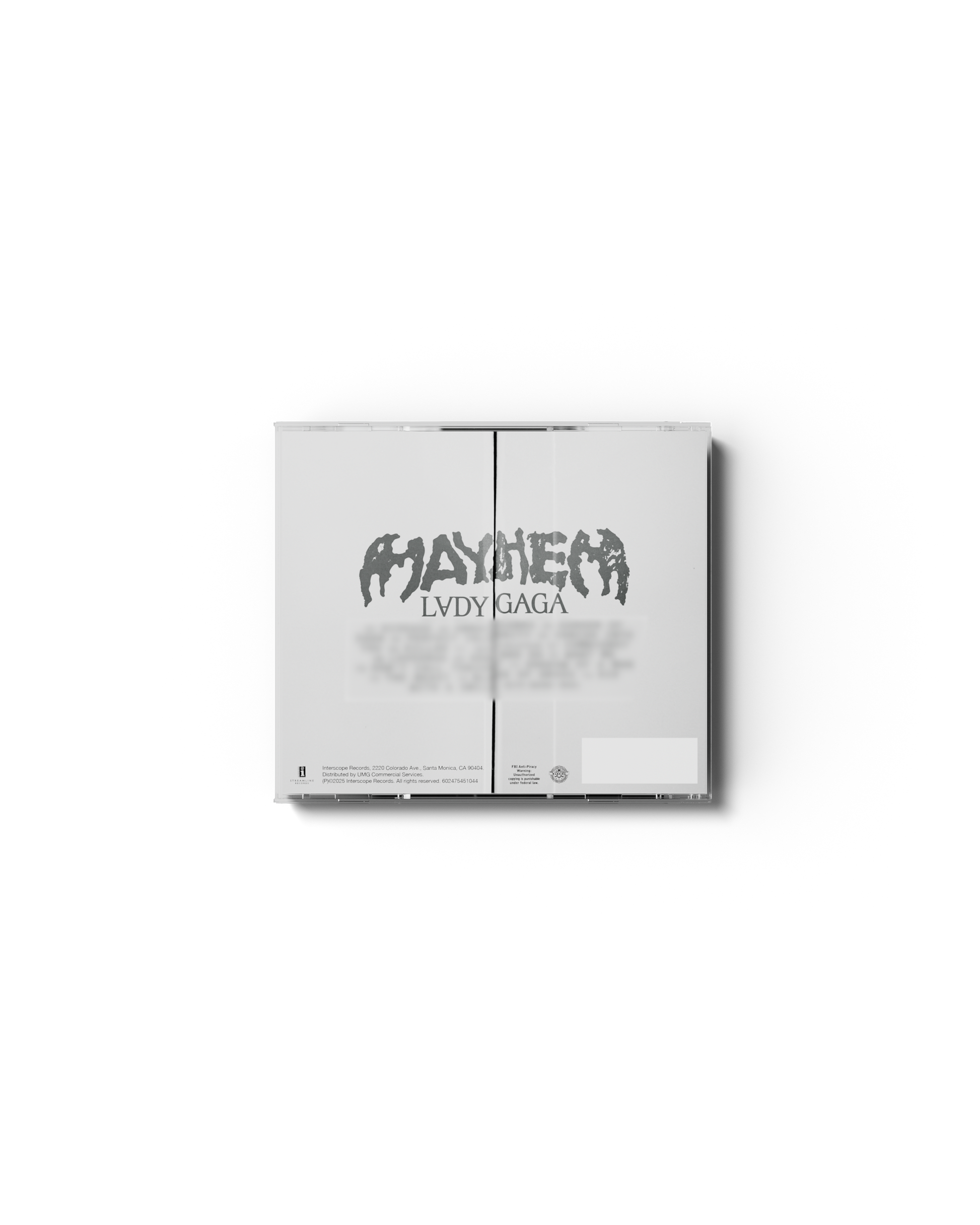 Mayhem-Lady Gaga on Standard Compact Disc-Helix Sounds