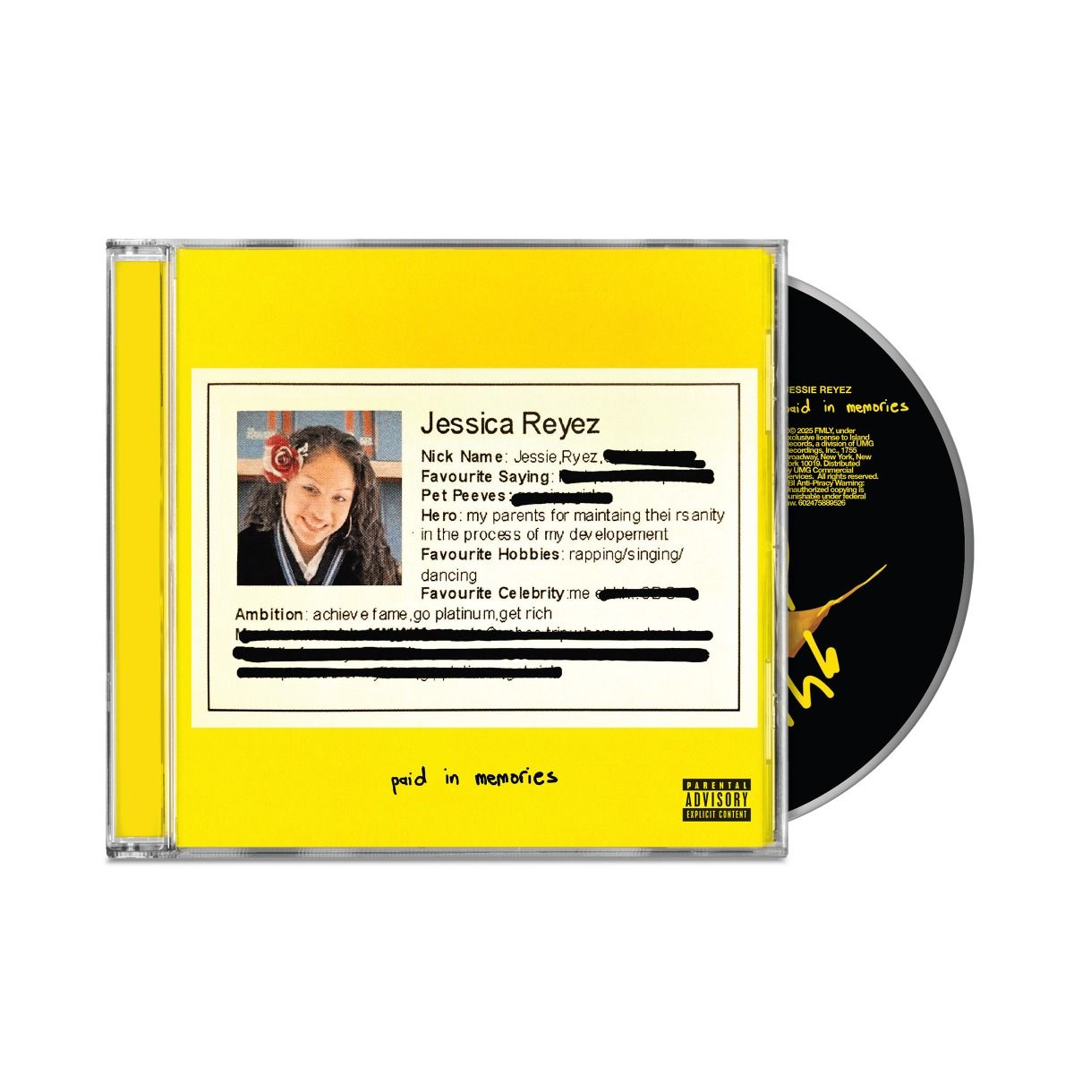 Paid In Memories [CD]