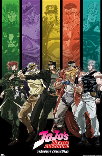 JoJo's Bizarre Adventure - Stardust Crusaders Poster-Helix Sounds