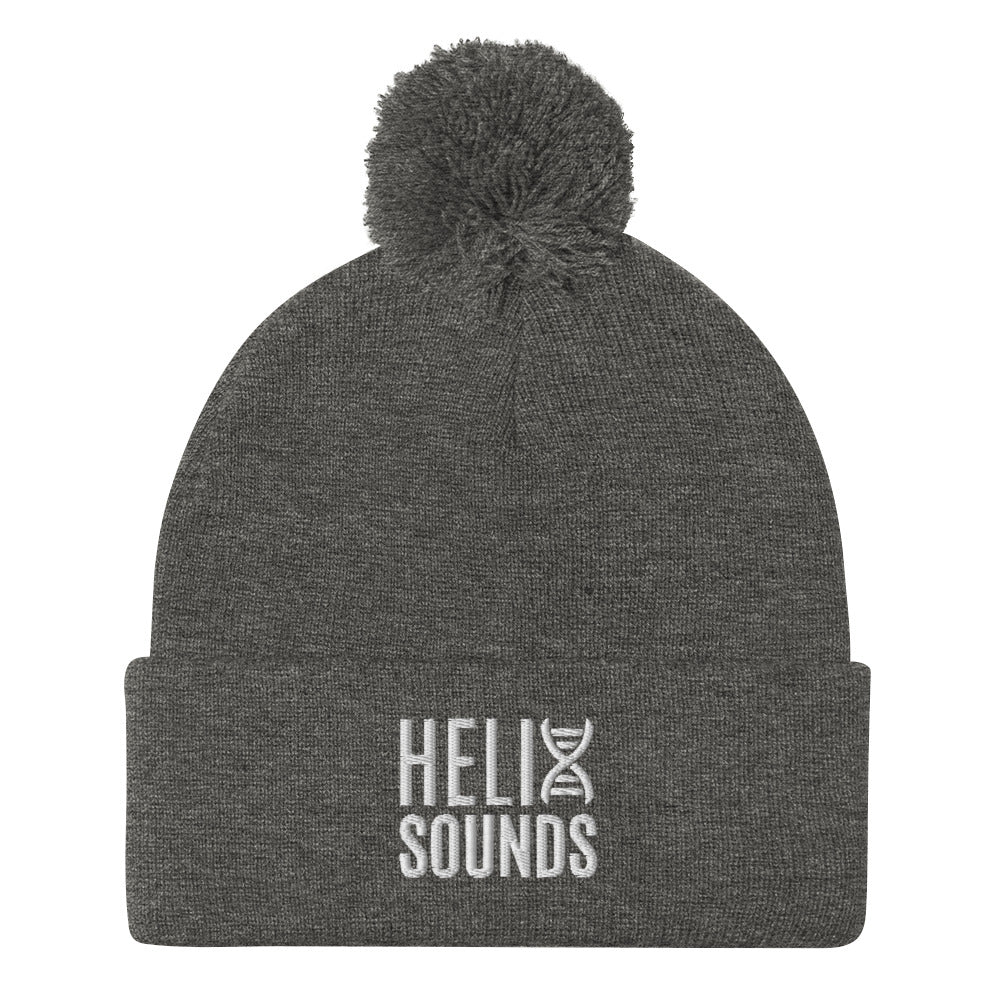 Helix Sounds Logo Pom-Pom Beanie