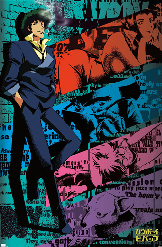 Cowboy Bebop - Spike Poster - Shinichirō Watanabe | Helix Sounds