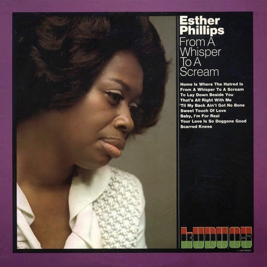 From A Whisper To A Scream-Esther Phillips on Black Vinyl-Helix Sounds