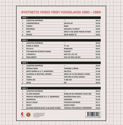 Electronic Jugoton Vol 1 - Synthetic Music From Yugoslavia 1980-1989 [Import]