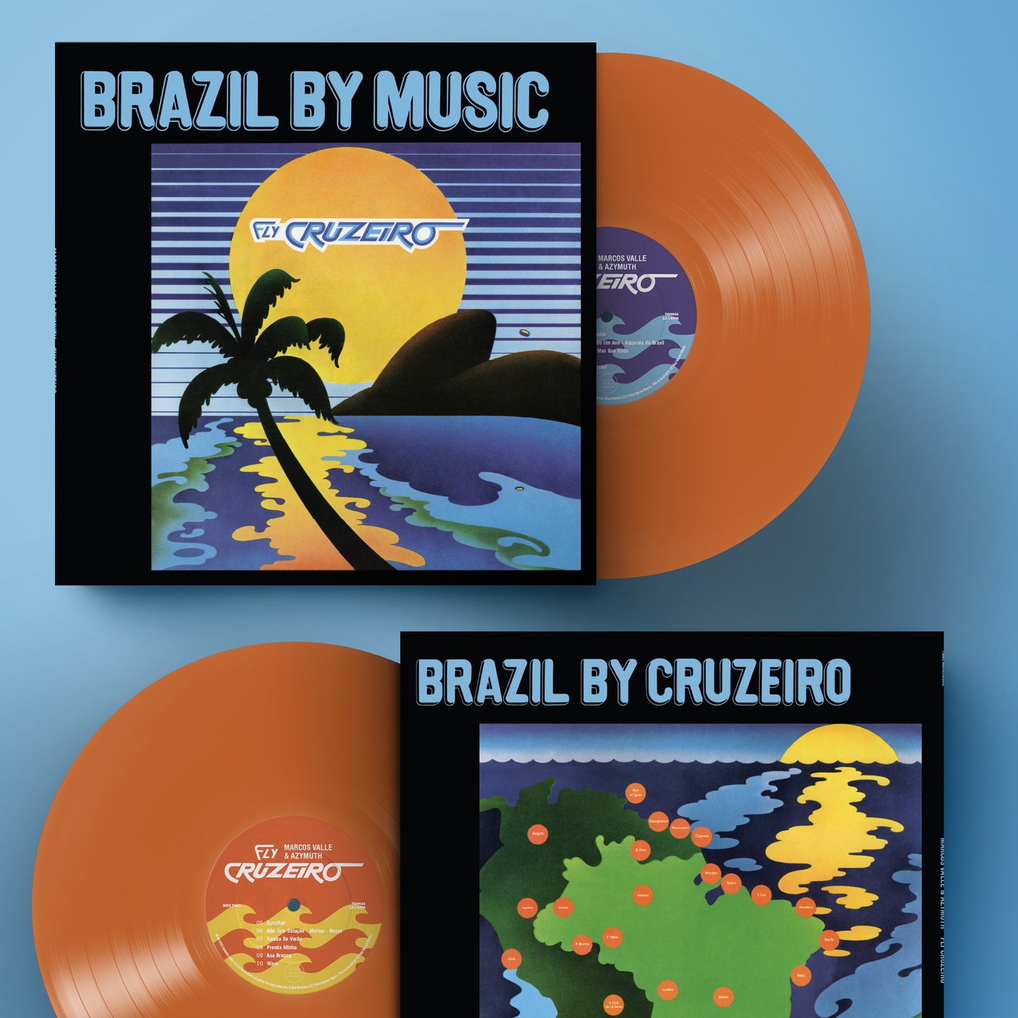 TWM44 - Marcos Valle & Azymuth - Fly Cruzeiro (LP Orange)