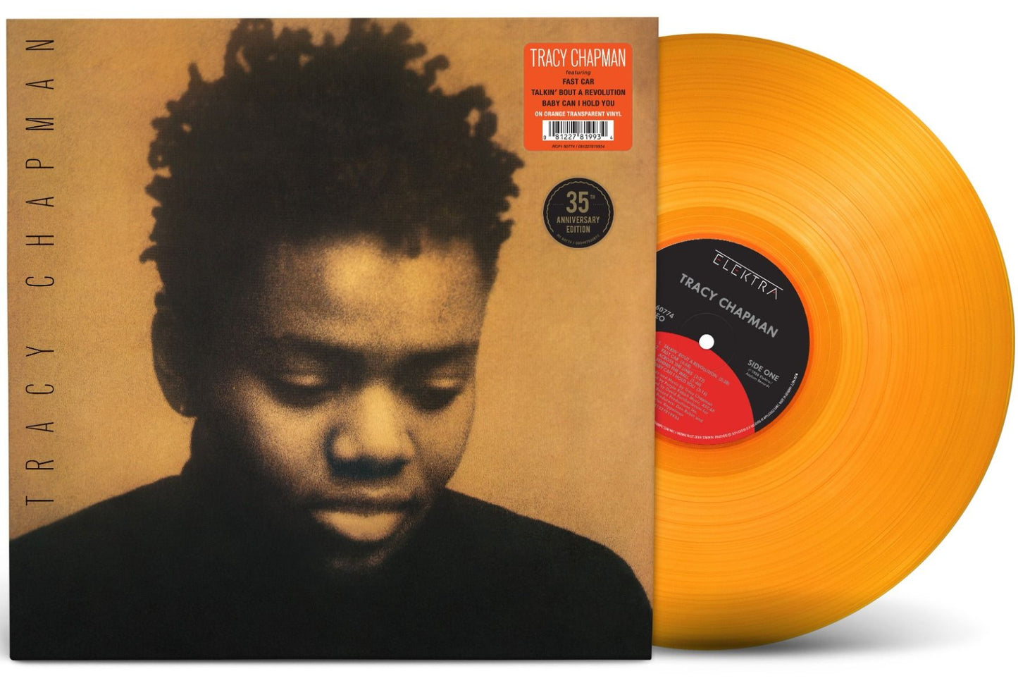 Tracy Chapman-Tracy Chapman on Orange Transparent Vinyl-Helix Sounds