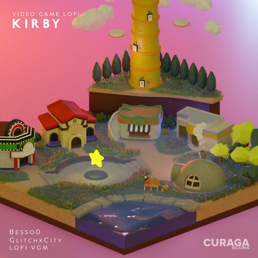 Video Game LoFi: Kirby-Besso0 & GlitchxCity on Pink Vinyl-Helix Sounds