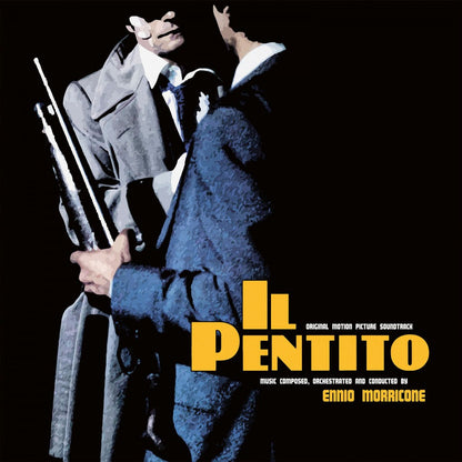 Ennio Morricone-Il Pentito (Soundtrack) [LP] (LIMITED SILVER & BLACK MARBLED COLORED 180 Gram Audiophile Vinyl, first time on vinyl, PVC sleeve, numbered to 1000, import)