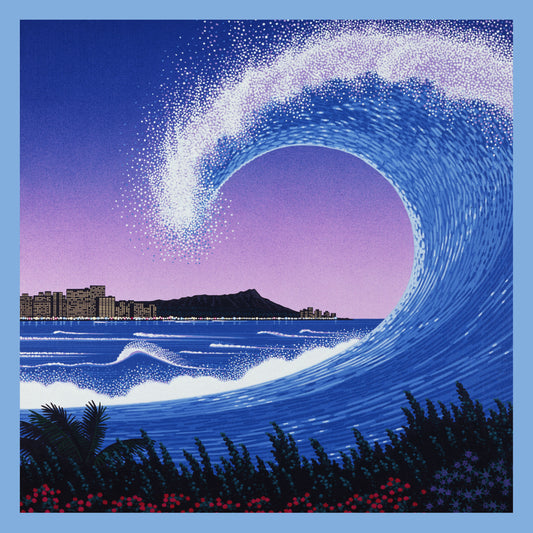 Pacific Breeze Volume 3 Lithograph Poster - Hiroshi Nagai | Helix Sounds
