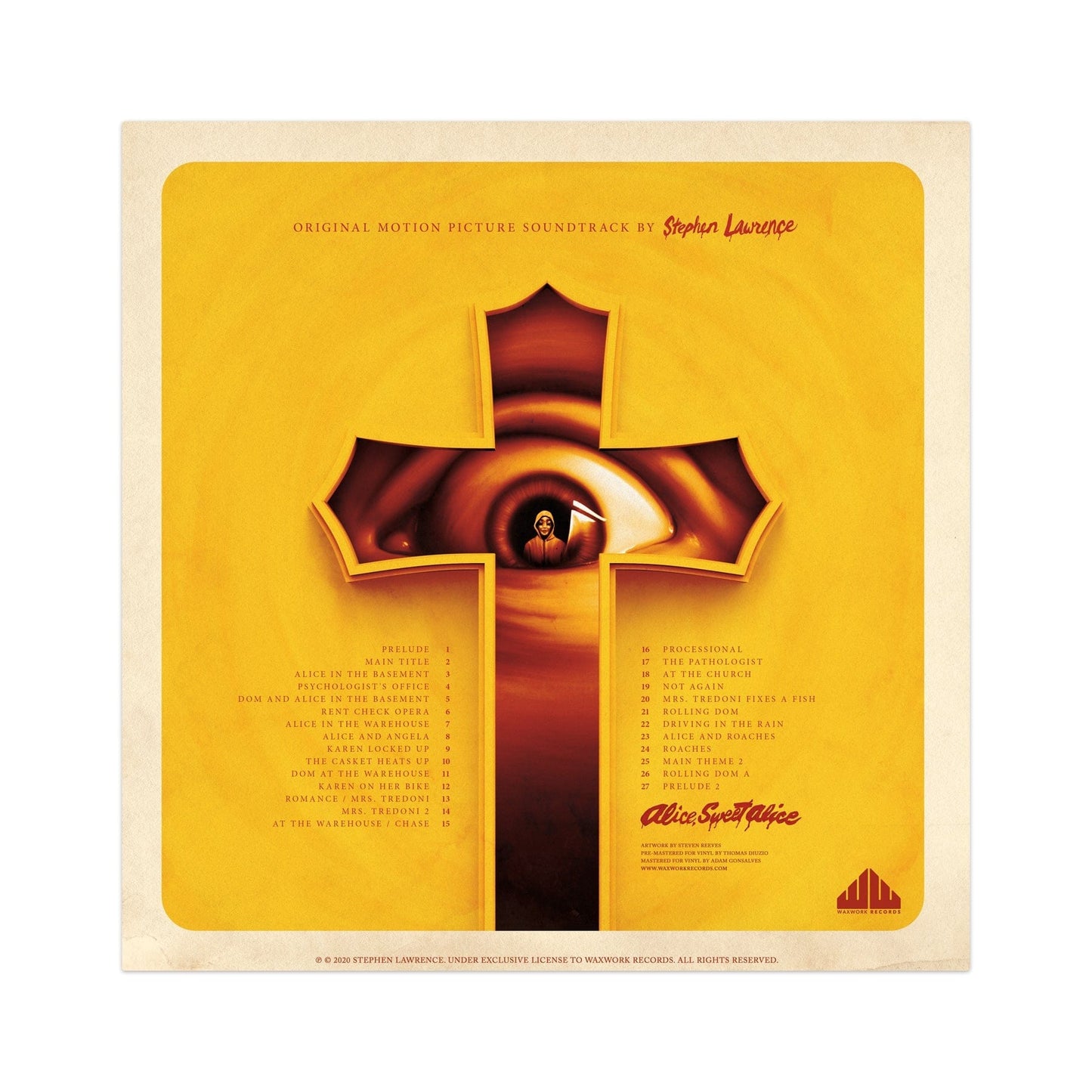Alice, Sweet Alice (Original Motion Picture Soundtrack) - Stephen Lawrence | Helix Sounds