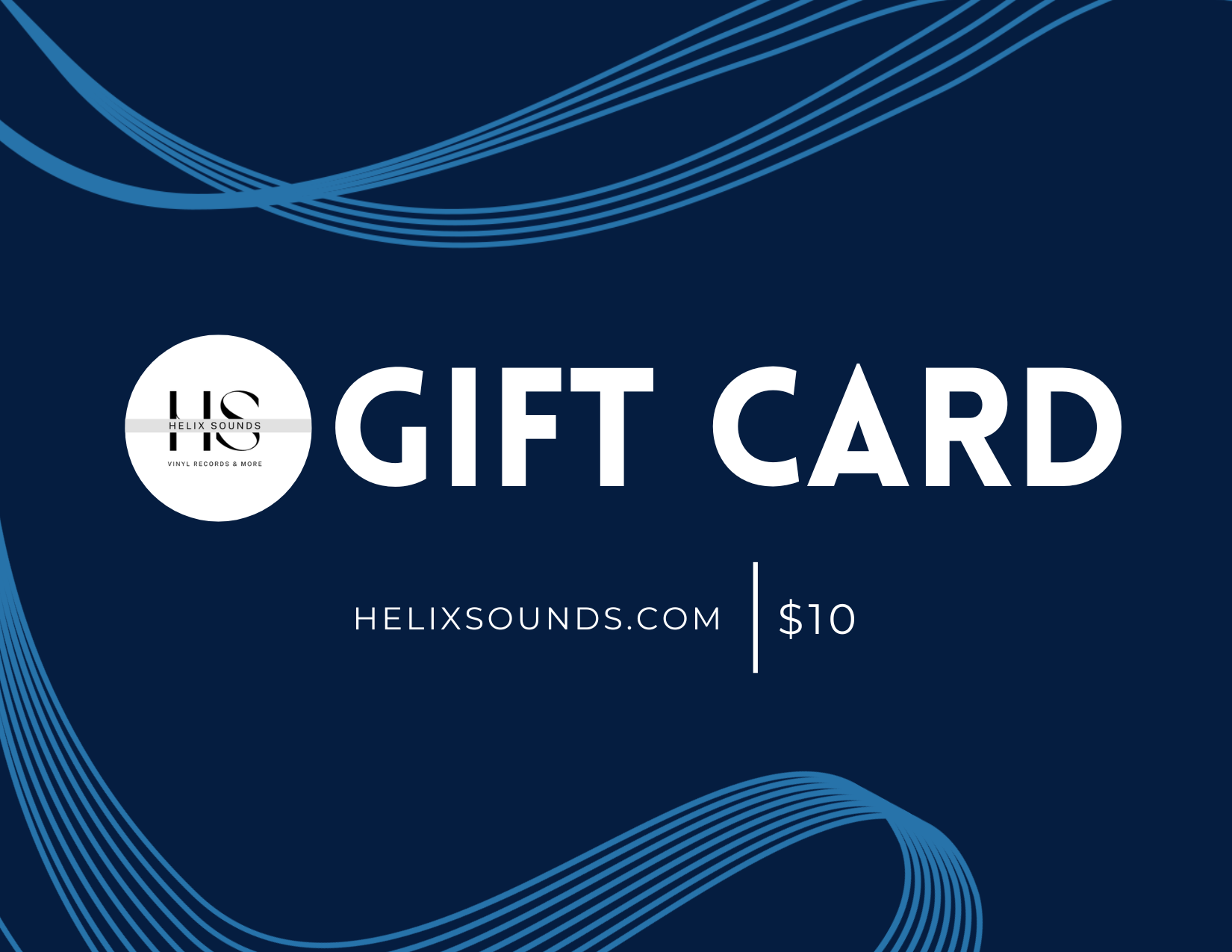 HSGC-GD-10 - Helix Sounds - Helix Sounds Gift Card