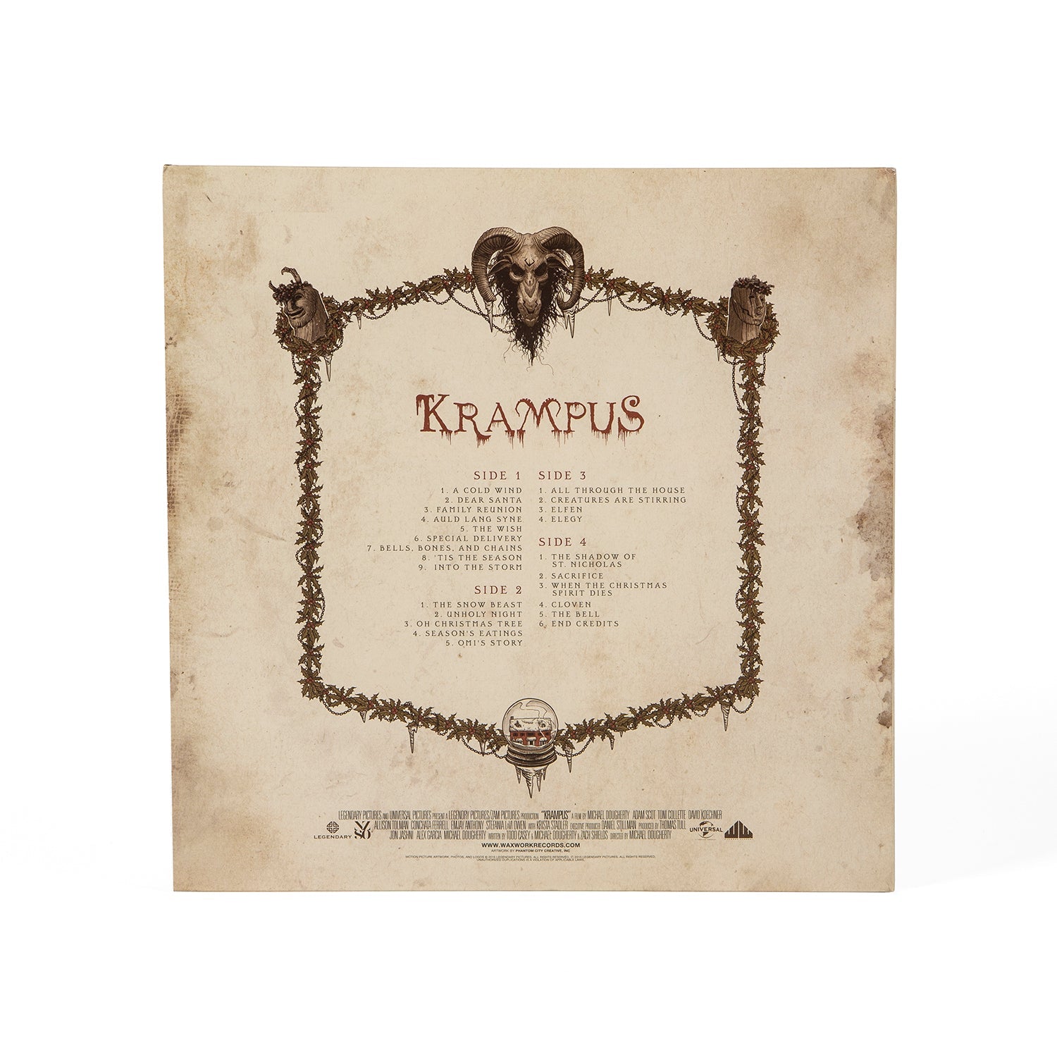 Krampus Soundtrack 2x PINK VINYL LP Record Douglas Pipes retailer Twisted Christmas Score