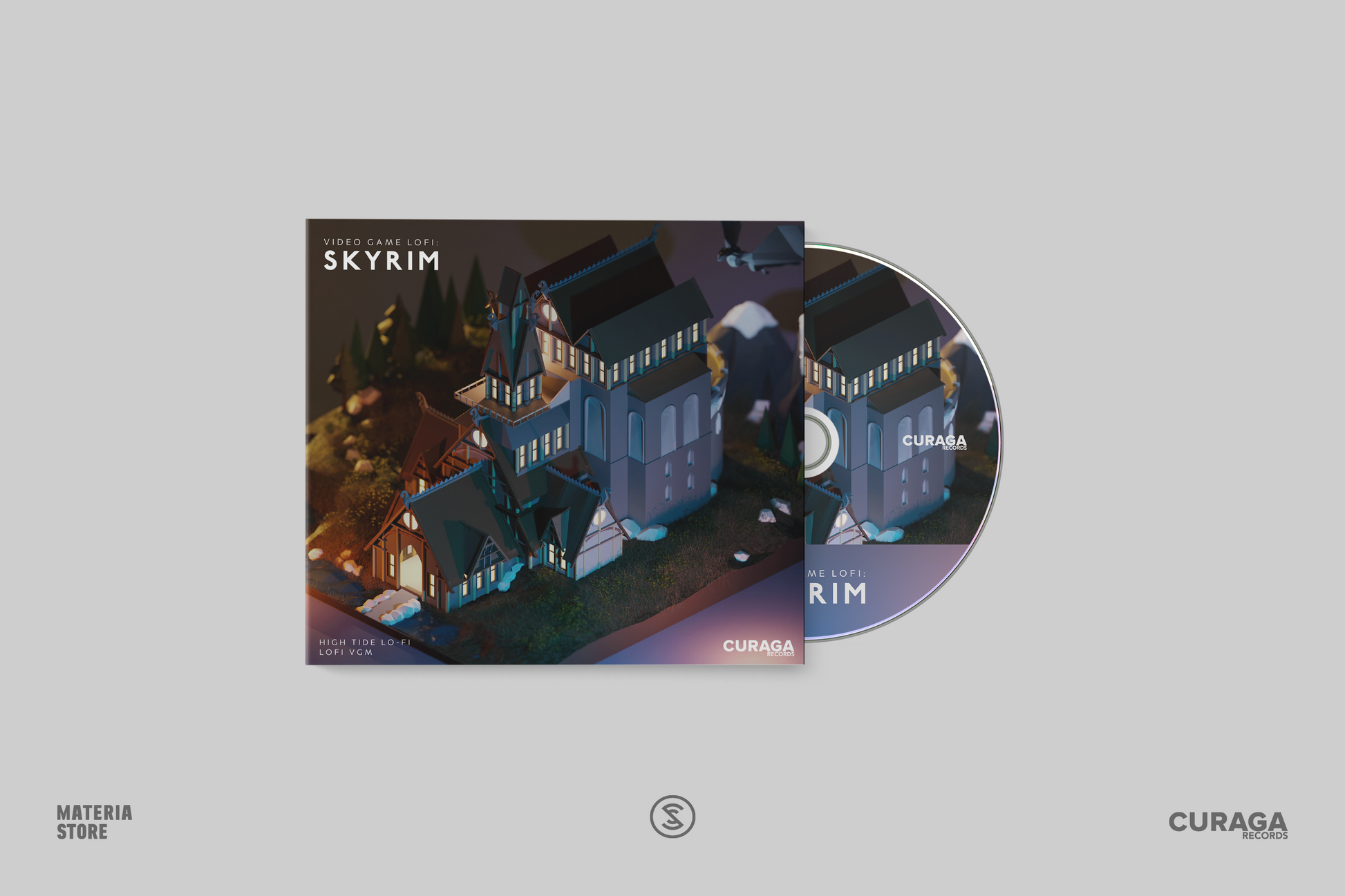 Curaga Records | High Tide Lo-Fi - Video Game LoFi: Skyrim - High Tide Lofi (Compact Disc)