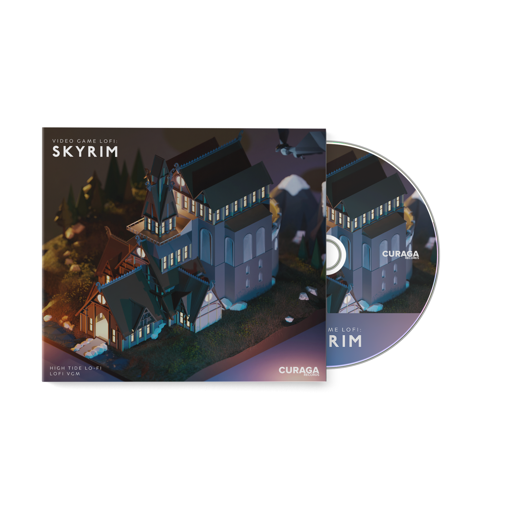 Curaga Records | High Tide Lo-Fi - Video Game LoFi: Skyrim - High Tide Lofi (Compact Disc)