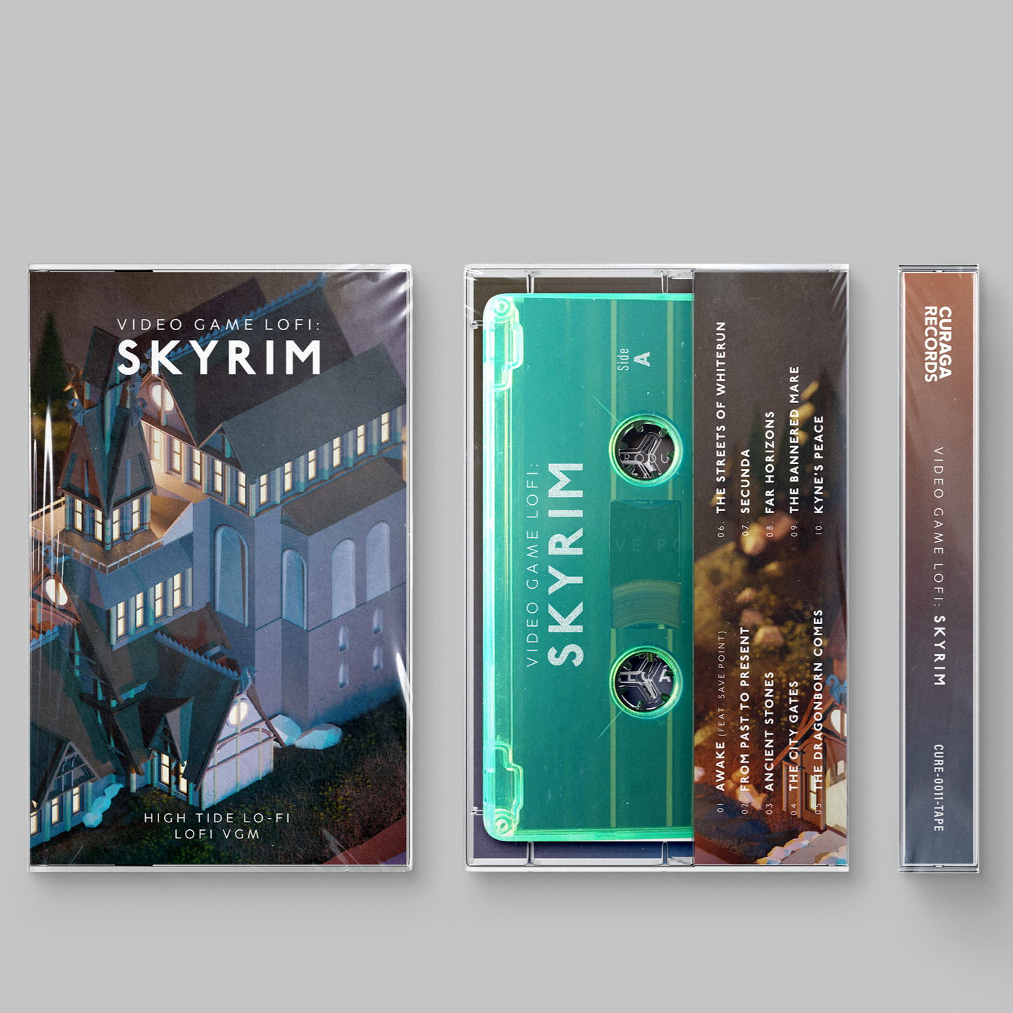 Curaga Records | High Tide Lo-Fi - Video Game LoFi: Skyrim - High Tide Lo-Fi (Cassette Tape)