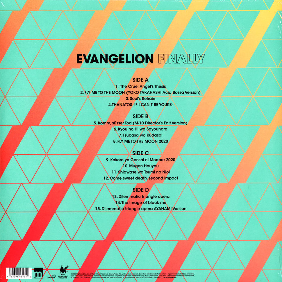 MR-19439843151 - Megumi Hayashibara, Yoko Takahashi - Evangelion Finally-Original Anime Soundtrack