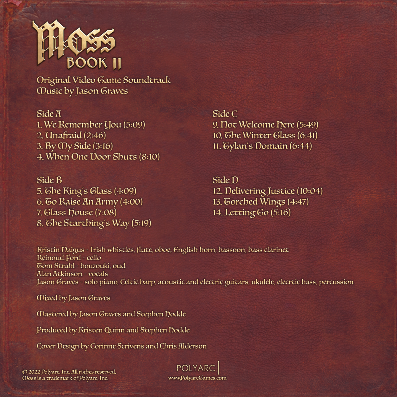 MCOL-0399 - Jason Graves - Moss: Book II (Original Game Soundtrack Selection)
