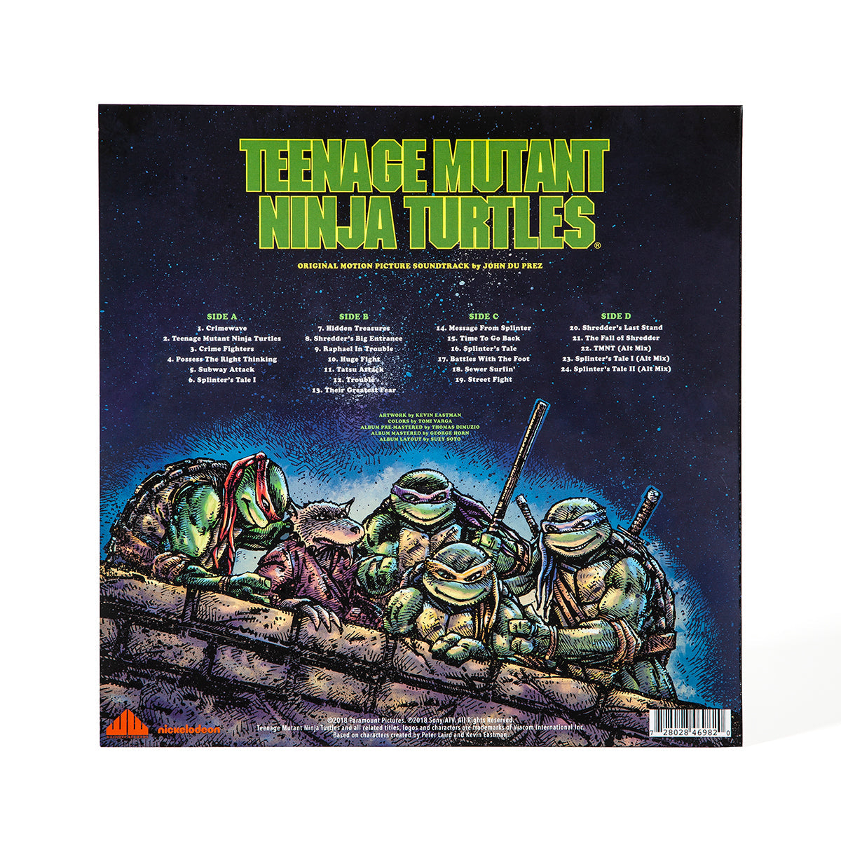Teenage Mutant Ninja Turtles (Original Motion Picture Score) - John Du Prez | Helix Sounds