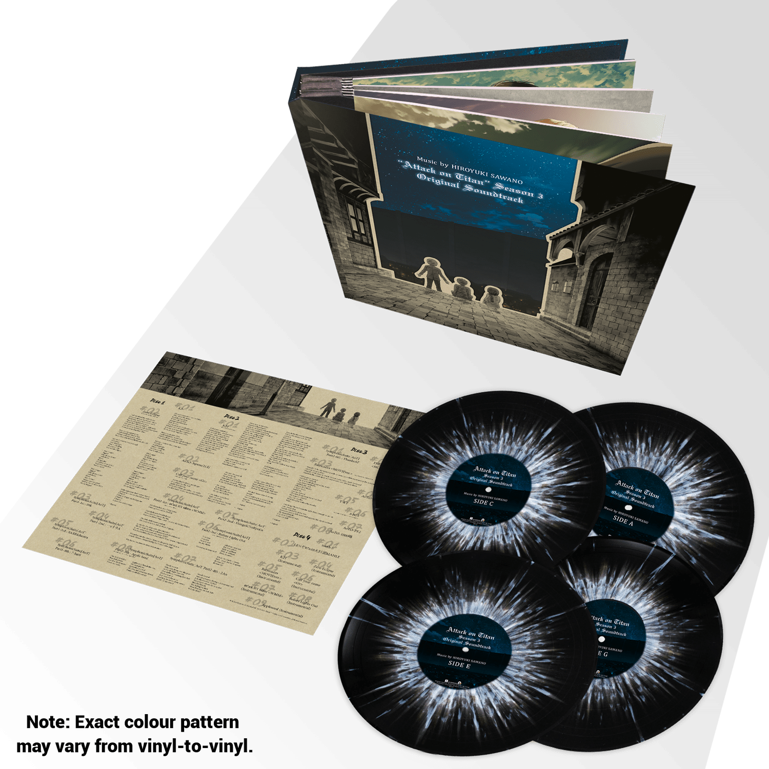 Attack on Titan Season 3 (Original Soundtrack) (Deluxe Edition) - Hiroyuki Sawano | Helix Sounds