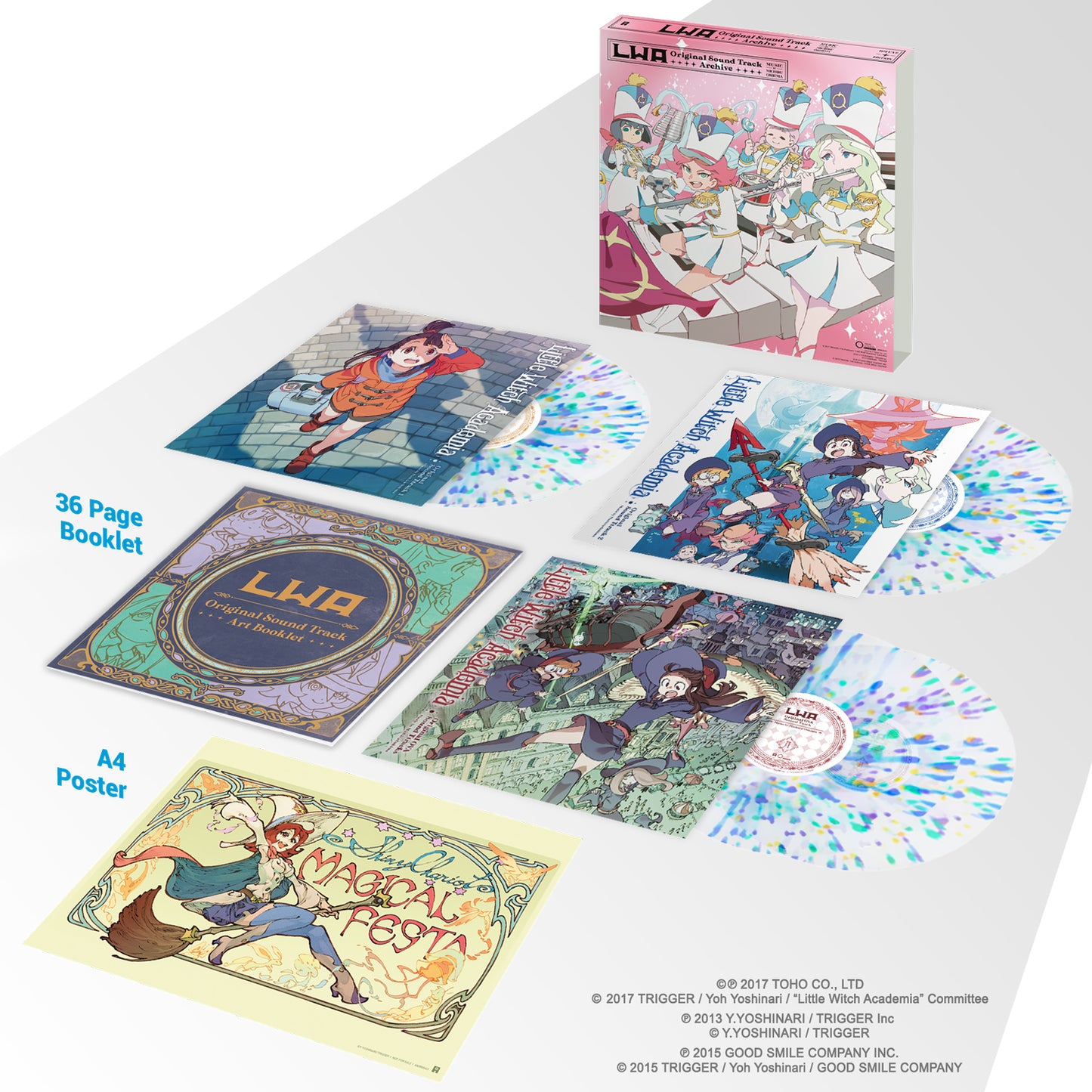 Little Witch Academia (Original Soundtrack Archive) Vinyl Box Set [Import] - Michiru Oshima | Helix Sounds