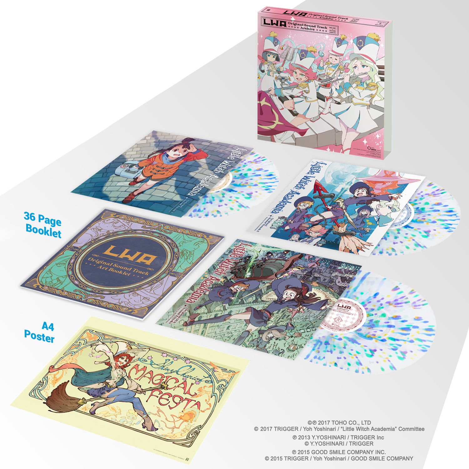 Little Witch Academia (Original Soundtrack Archive) Vinyl Box Set [Import] - Michiru Oshima | Helix Sounds