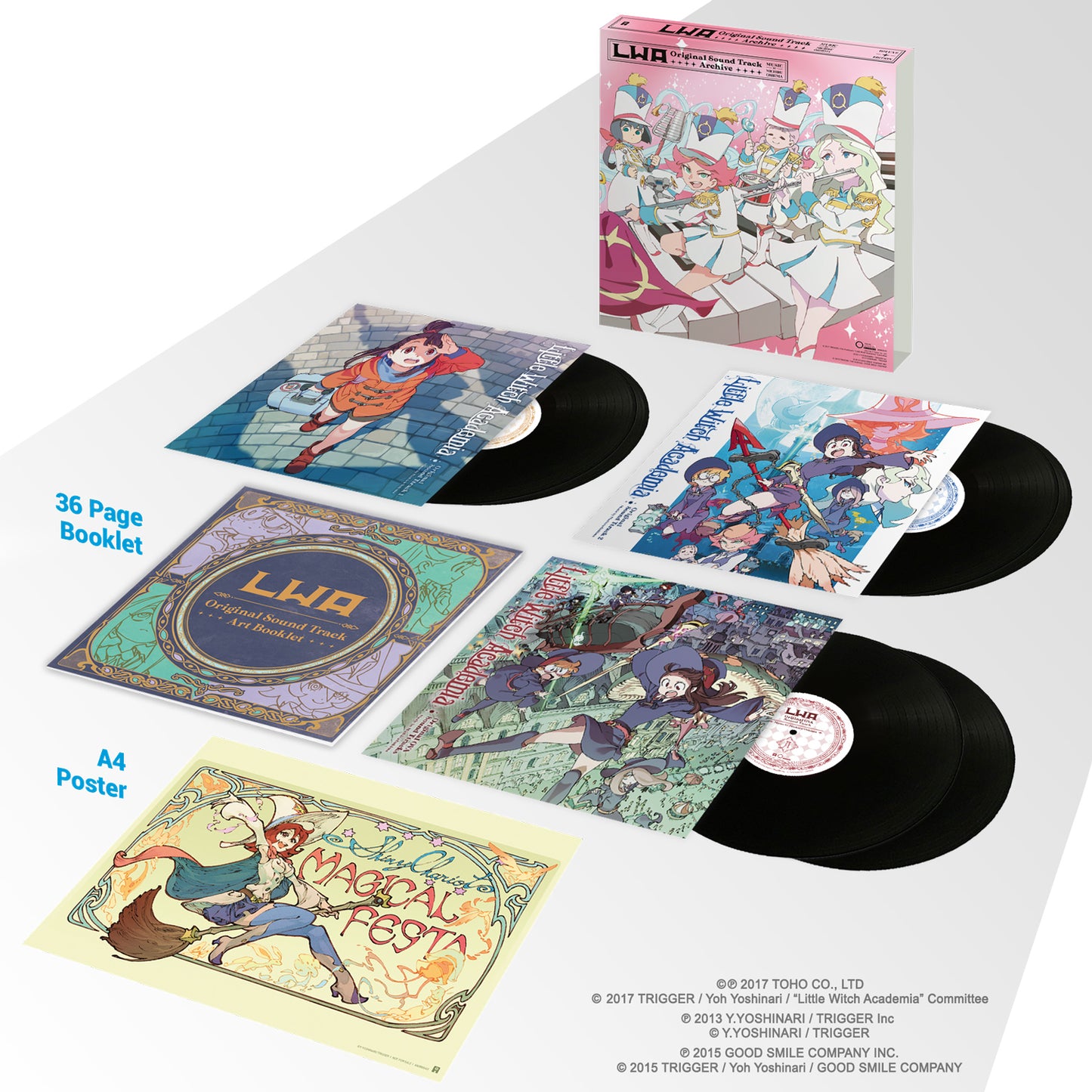 Little Witch Academia (Original Soundtrack Archive) Vinyl Box Set [Import] - Michiru Oshima | Helix Sounds