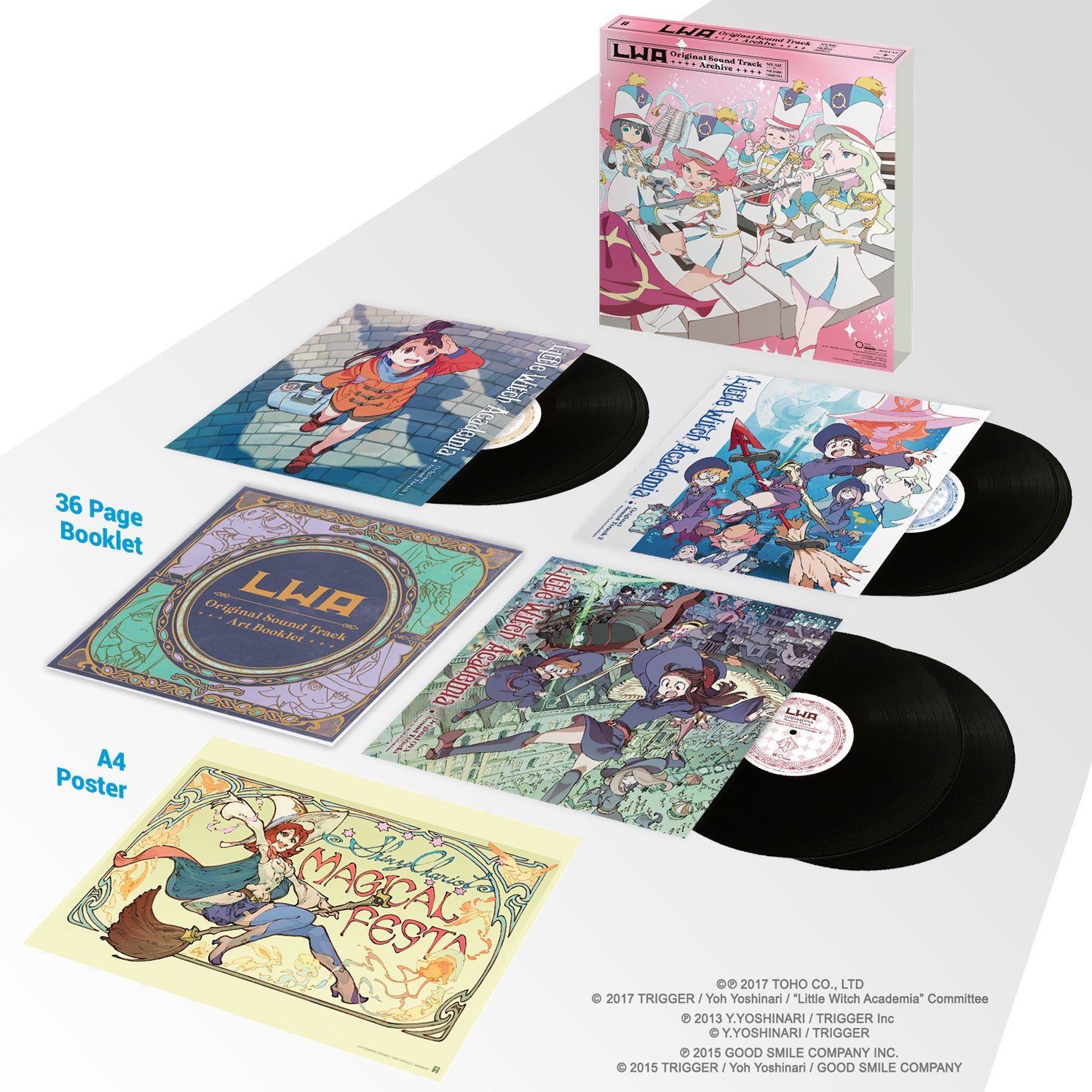 Little Witch Academia (Original Soundtrack Archive) Vinyl Box Set [Import] - Michiru Oshima | Helix Sounds